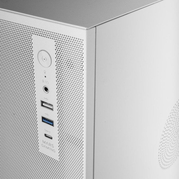 Mars Gaming MC-MESHPRO Boîtier MicroATX AirMesh Pro System USB-C 120mm PWM FDB