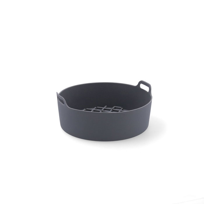 Quid Panier pour Friteuse à Air Silicone Gris 18 x 7,8 cm (12 Unités) Quid Panier pour Friteuse à Air Silicone Gris 18 x 7,8 cm (12 Unités)