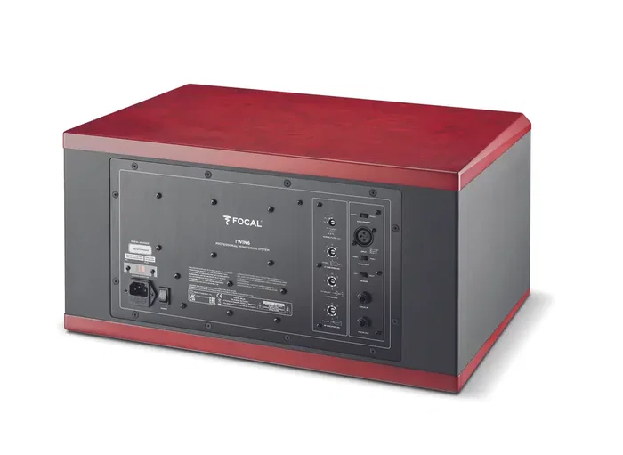 FOCAL Twin 6 - Enceinte de monitoring active avec tweeter en beryllium de 1,5", 2 woofers de 6,5", 112 dB SPL, XLR