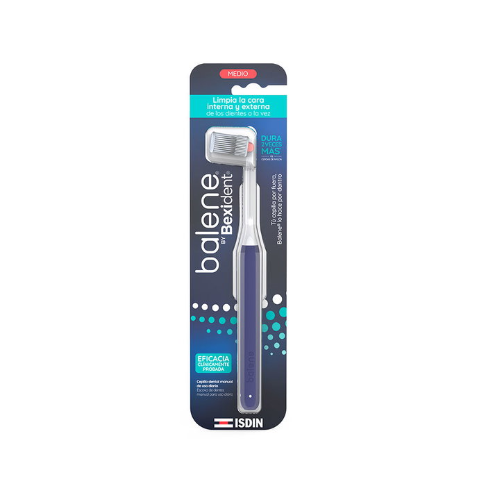 Balene by Bexident Brosse à dents moyenne Bleue 1 unité