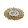WOLFPACK LINEA PROFESIONAL Brosse disque en acier laitonné 100 mm tige 1/4 pouces