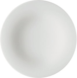 Alessi Ku Assiettes à dessert en porcelaine blanche (Lot de 4) TI05/5