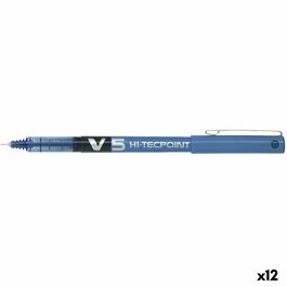 stylo à encre liquide Pilot V-5 Bleu 0,5 mm 0,3 mm (12 Unités)