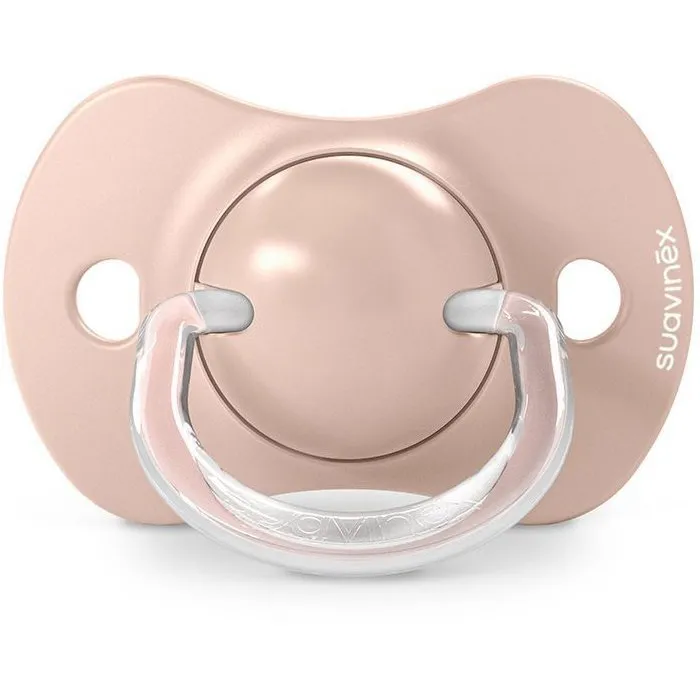 Suavinex Lot de 2 Sucettes Birdies SX Pro - Taille 0-6 mois - Rose - Tétine conforme au développement buccal