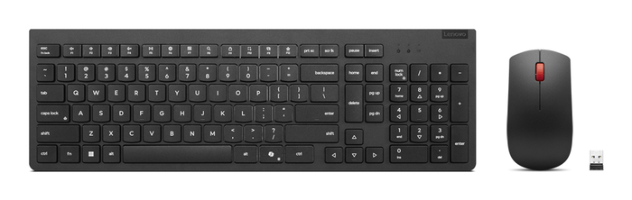 Lenovo Essential Combo Gen2 AI - 4X31R64467 - Souris et clavier sans fil Bluetooth et USB - Noir Lenovo Essential Combo Gen2 AI - 4X31R64467 - Souris et clavier sans fil Bluetooth et USB - Noir