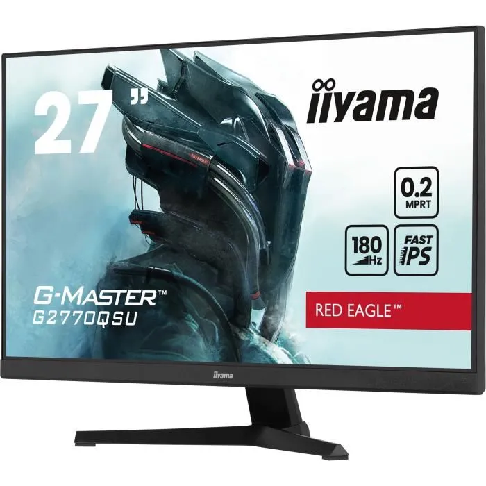 Iiyama G2770QSU-B6 Moniteur PC 27 pouces QHD IPS rapide 180 Hz Noir