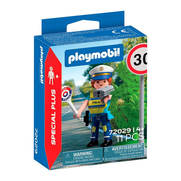 Playmobil Policier avec Radar de Vitesse 72029
