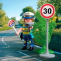 Playmobil Policier avec Radar de Vitesse 72029
