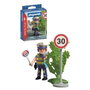 Playmobil Policier avec Radar de Vitesse 72029