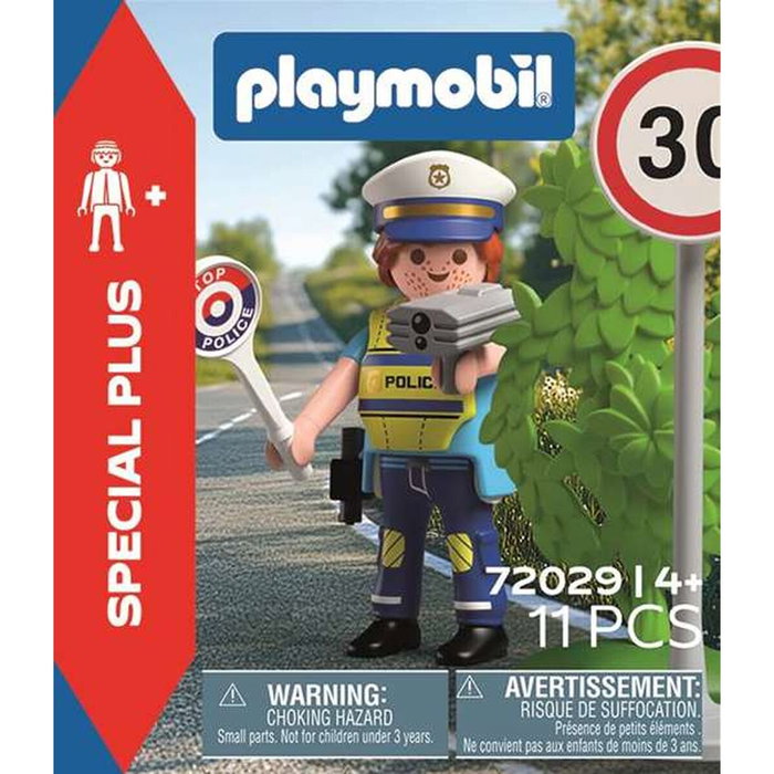 Playmobil Policier avec Radar de Vitesse 72029
