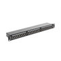 Lanberg PPS6-1024-B Patch Panel 24 Ports RJ-45 Cat6 Noir 1U Métal