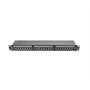 Lanberg PPS6-1024-B Patch Panel 24 Ports RJ-45 Cat6 Noir 1U Métal