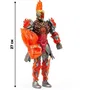 Gormiti - Figurine articulée 27 cm avec arme - Personnage Feu - Série TV - GRV063 - À partir de 4 ans