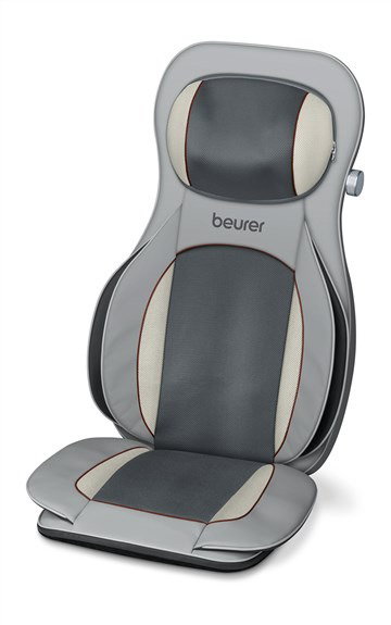 Beurer MG-320 Coussin de massage chauffant shiatsu avec compression d'air et 3 intensités - Pour le dos, les cuisses et la nuque