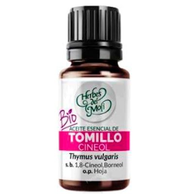 HERBES DEL MOLI Tomillo Cineol - Huile Essentielle de Thym à Cinéole Bio - 10 ml - Antibactérien, Expectorant HERBES DEL MOLI Tomillo Cineol - Huile Essentielle de Thym à Cinéole Bio - 10 ml - Antibactérien, Expectorant