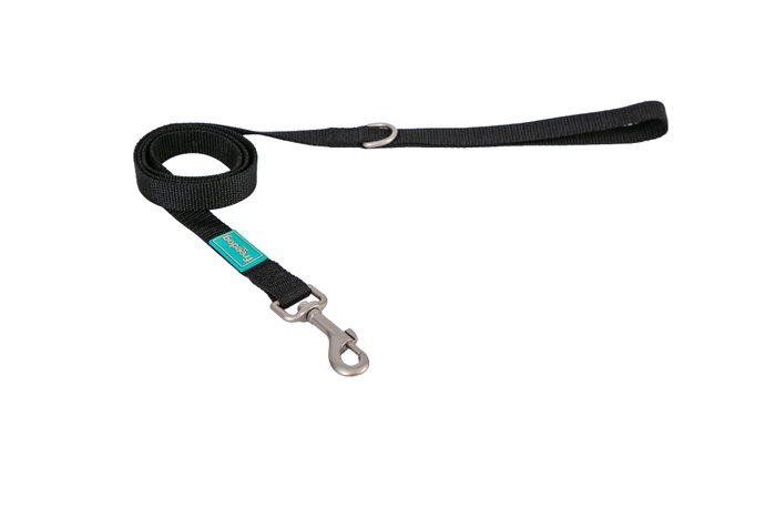 Freedog Laisse Nylon Basic Noir 25mm 120cm Freedog Laisse Nylon Basic Noir 25mm 120cm