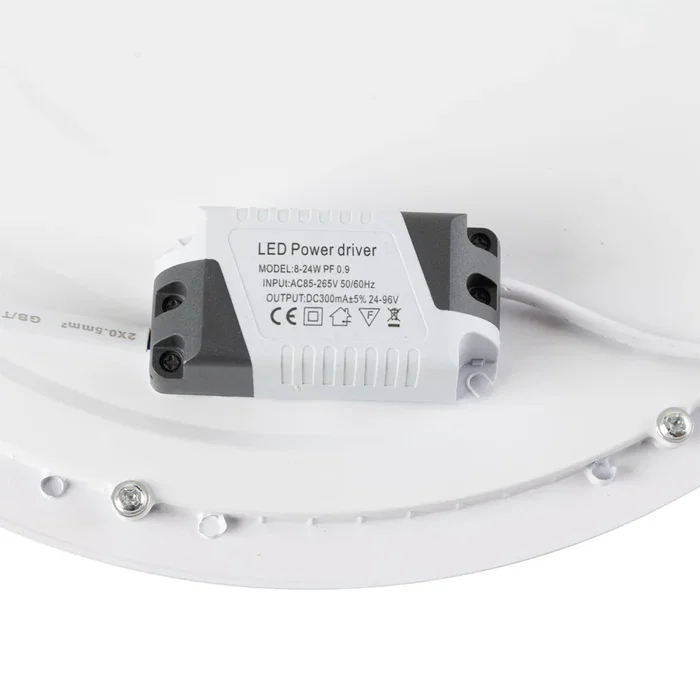 Plaque LED Circulaire 25W 2500Lm 3000-6000K CCT (Tonalité Lumière Réglable) 40 000H [HO-RDP16-25W-CCT]