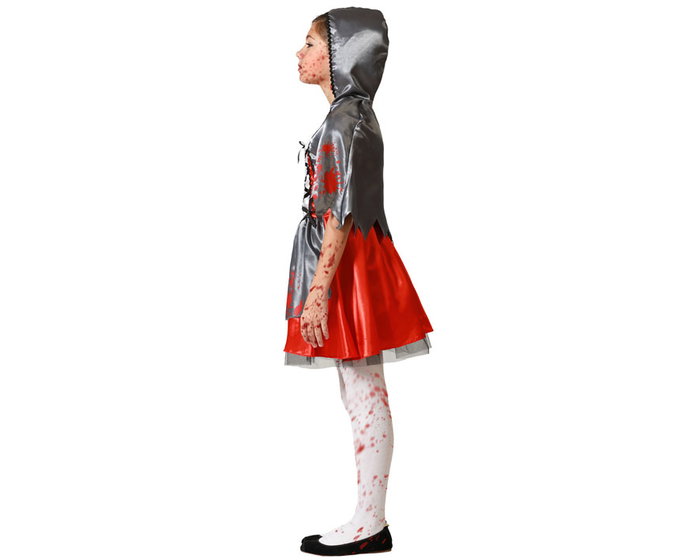 Déguisement Petit Chaperon Rouge avec taches pour enfant