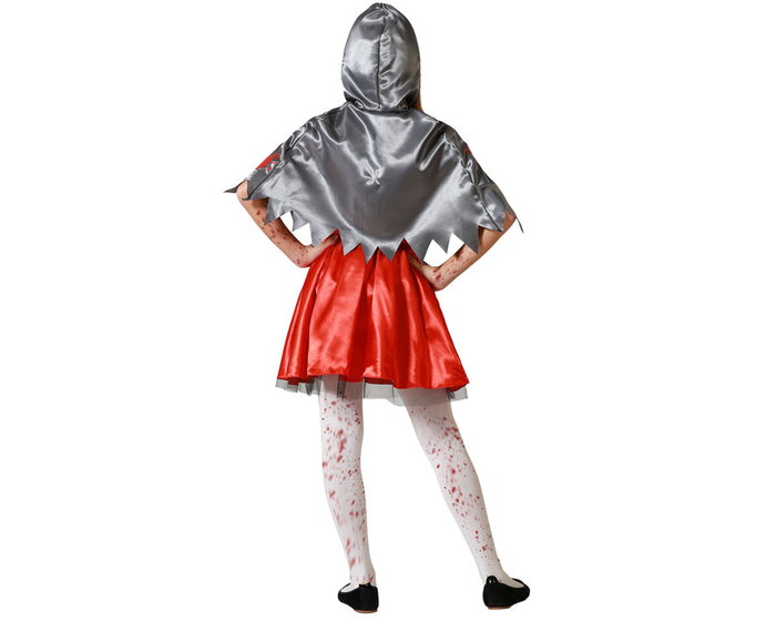 Déguisement Petit Chaperon Rouge avec taches pour enfant