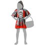 Déguisement Petit Chaperon Rouge avec Taches pour Fille 5-6 Ans - Version Sanguinaire - Polyester - Halloween 2023