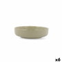 Quid Plato Hondo Cerámica Duna Verde 18,5x5,3 cm (6 Unidades)