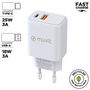Chargeur mural Muvit for Change MC-215 Blanc 18 W 25 W