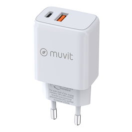 Chargeur mural Muvit for Change MC-215 Blanc 18 W 25 W