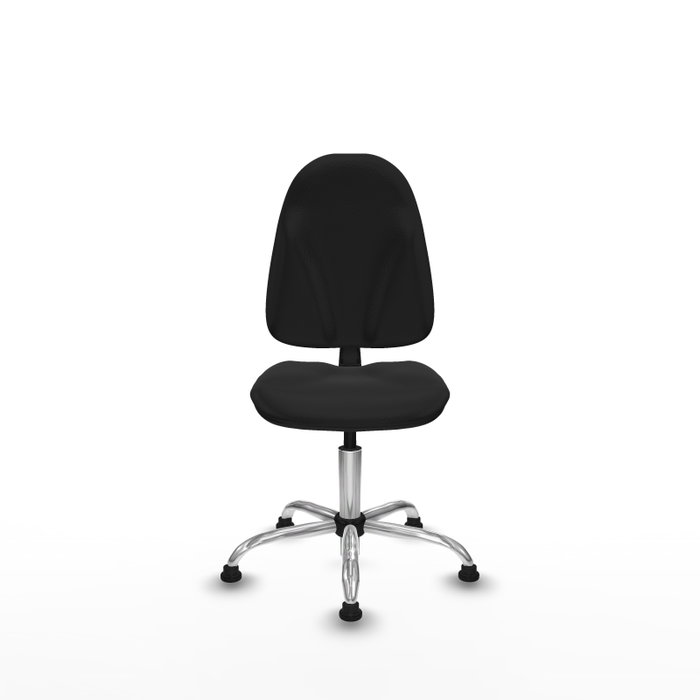 PIQUERAS Y CRESPO Chaise de bureau Algarra en similicuir noir