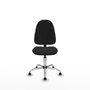 PIQUERAS Y CRESPO Chaise de bureau Algarra en similicuir noir