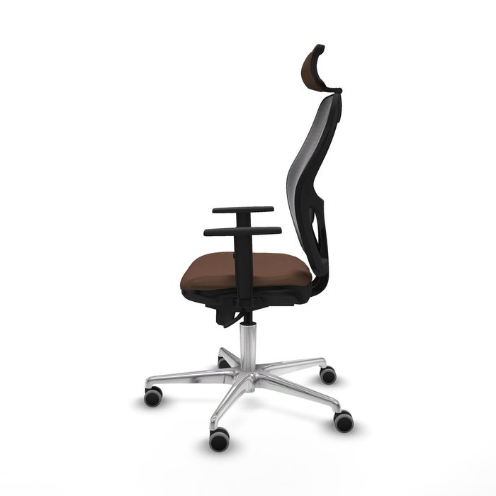 Piqueras y Crespo Chaise de Bureau 1D086G2 Noir Brun foncé Piqueras y Crespo Chaise de Bureau 1D086G2 Noir Brun foncé