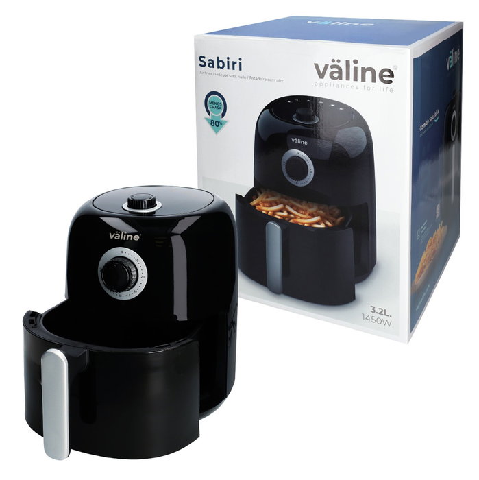Väline Sabiri Friteuse sans huile 3,2L Negro Väline Sabiri Friteuse sans huile 3,2L Negro
