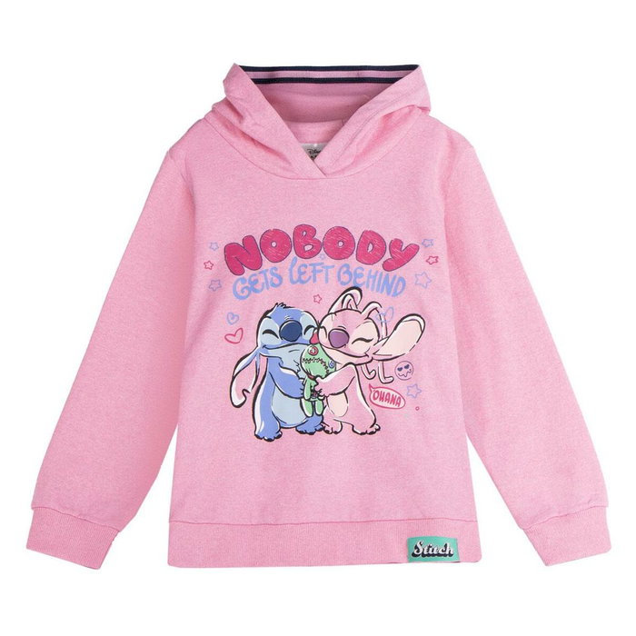 Sweat-shirt à capuche fille Stitch Rose Sweat-shirt à capuche fille Stitch Rose