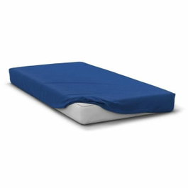 Home Linge Passion Drap housse 180 x 200 cm + 30 cm Bleu canard