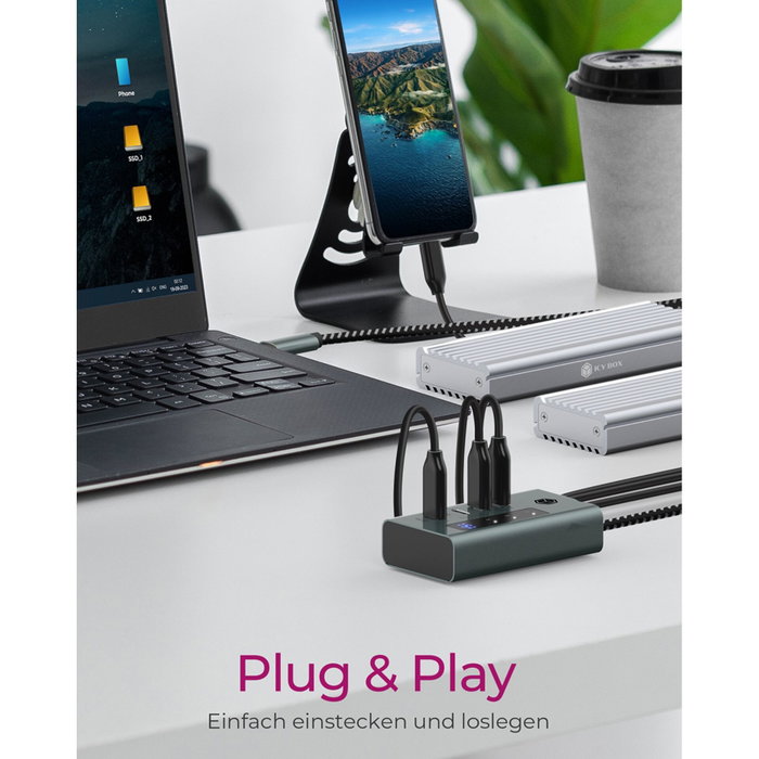 Icy ICY BOX IB-HUB1454-C31 Hub 4 ports USB Type-C 3.2 Gen 2
