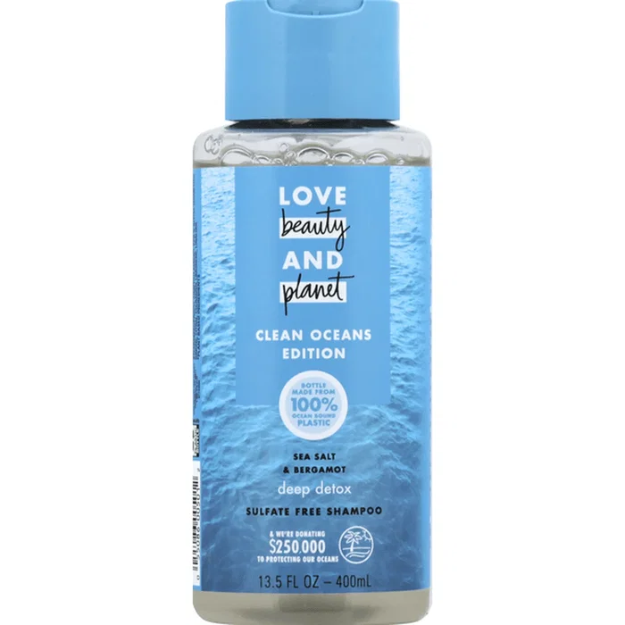 Love Beauty And Planet Shampooing Sea Salt and Bergamot 400 ml Love Beauty And Planet Shampooing Sea Salt and Bergamot 400 ml