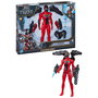 Hasbro - Marvel Legends - Figurine Titan avec Blaster Black Panther - Figurine articulée inspirée du film - Produit sous licence - À partir de 4 ans