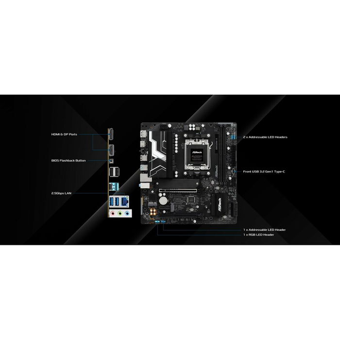 Carte Mère ASRock B850M-X R2.0 AMD B850 AMD AM5