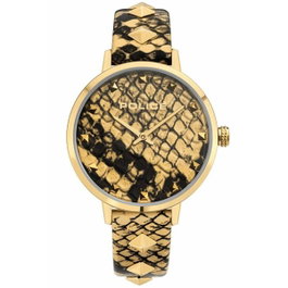 Police PEWLA2109702 montre analogique pour femme marron et dorée