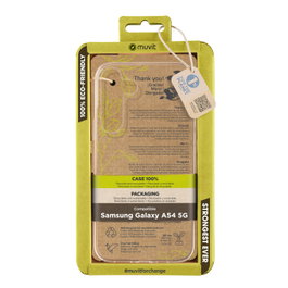 Muvit Recycletek Coque Samsung Galaxy A54 recyclée 100% – Protection responsable