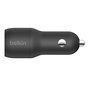 Chargeur de voiture Belkin Boost Charge Noir