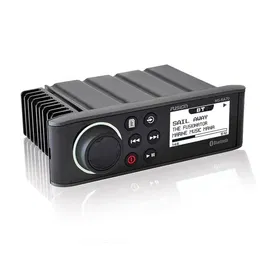 Fusion MS-RA70 - Autoradio Marine Étanche avec Bluetooth A2DP, Radio DAB, USB MP3, Compatible Apple iAP2 et Android AOA, Contrôle Multi-Zone