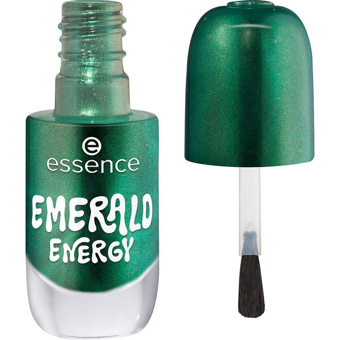 Essence - Vernis à Ongles Gel N°13 Emerald Energy - 8 ml - Brillance Intense Sans Lampe UV - Résiste Jusqu'à 10 Jours Essence - Vernis à Ongles Gel N°13 Emerald Energy - 8 ml - Brillance Intense Sans Lampe UV - Résiste Jusqu'à 10 Jours