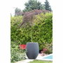 Eda Pot de fleurs Rond Egg Ø 50cm - Gris Anthracite