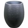 Eda Pot de fleurs Rond Egg Ø 50cm - Gris Anthracite