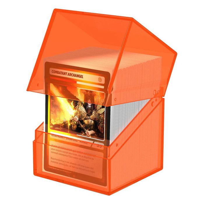 Ultimate Guard Boulder 100+ Clear - Poppy Topaz Ultimate Guard Boulder 100+ Clear - Poppy Topaz