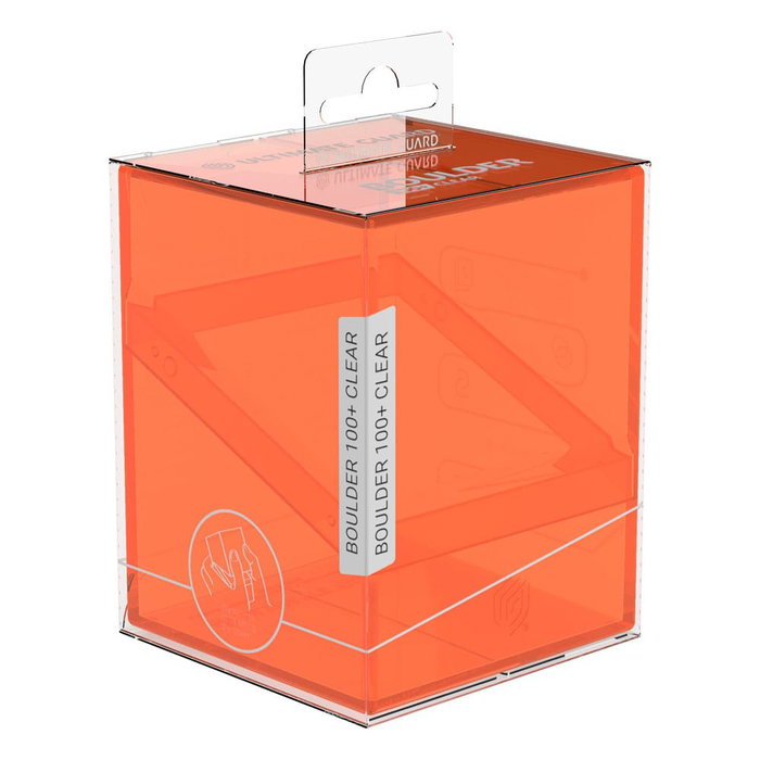 Ultimate Guard Boulder 100+ Clear - Poppy Topaz Ultimate Guard Boulder 100+ Clear - Poppy Topaz