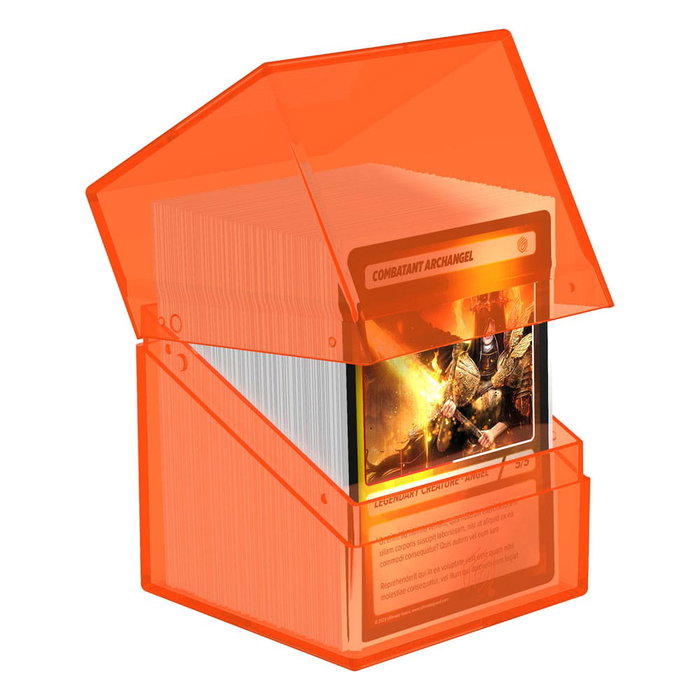 Ultimate Guard Boulder 100+ Clear - Poppy Topaz Ultimate Guard Boulder 100+ Clear - Poppy Topaz