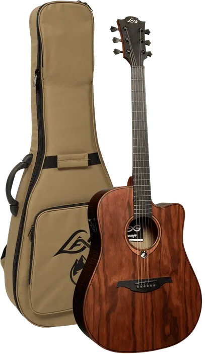 LAG GUITARRA ACÚSTICA LÂG DREADNOUGHT CUTWAY A/E - SAUVAGE
