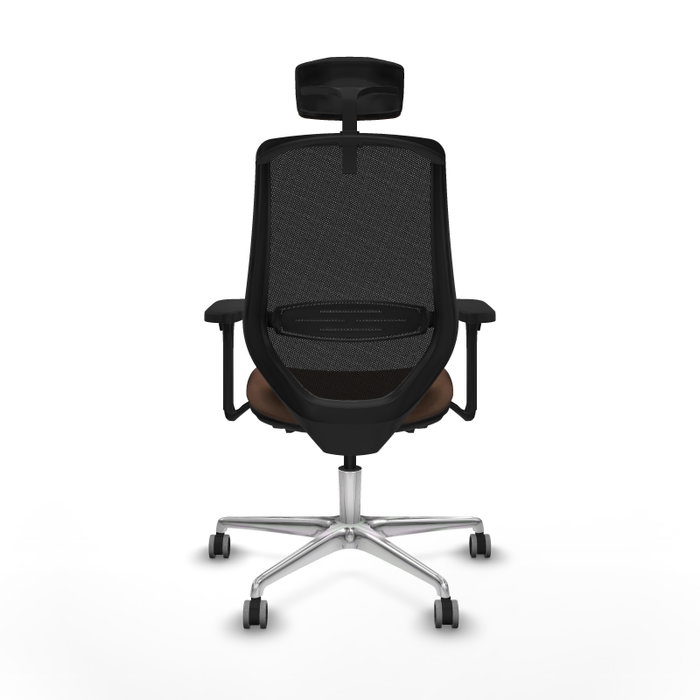 Piqueras y Crespo Chaise de Bureau Mardos Noir et Brun foncé Piqueras y Crespo Chaise de Bureau Mardos Noir et Brun foncé