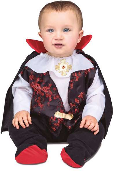 My Other Me - Déguisement Bébé Dracula - Taille 12-24 Mois - Version Multilingue (Espagnol, Anglais, Français, Italien, Portugais, Allemand) My Other Me - Déguisement Bébé Dracula - Taille 12-24 Mois - Version Multilingue (Espagnol, Anglais, Français, Italien, Portugais, Allemand)